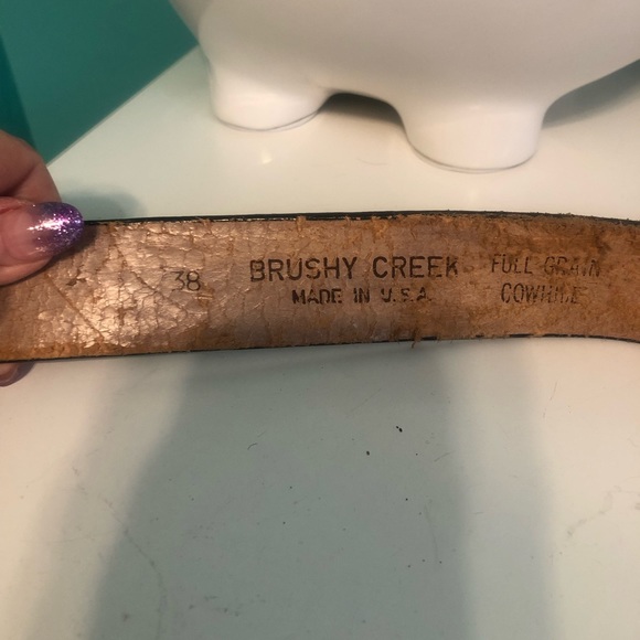 Brushy creek belt with buckle - Picture 3 of 10